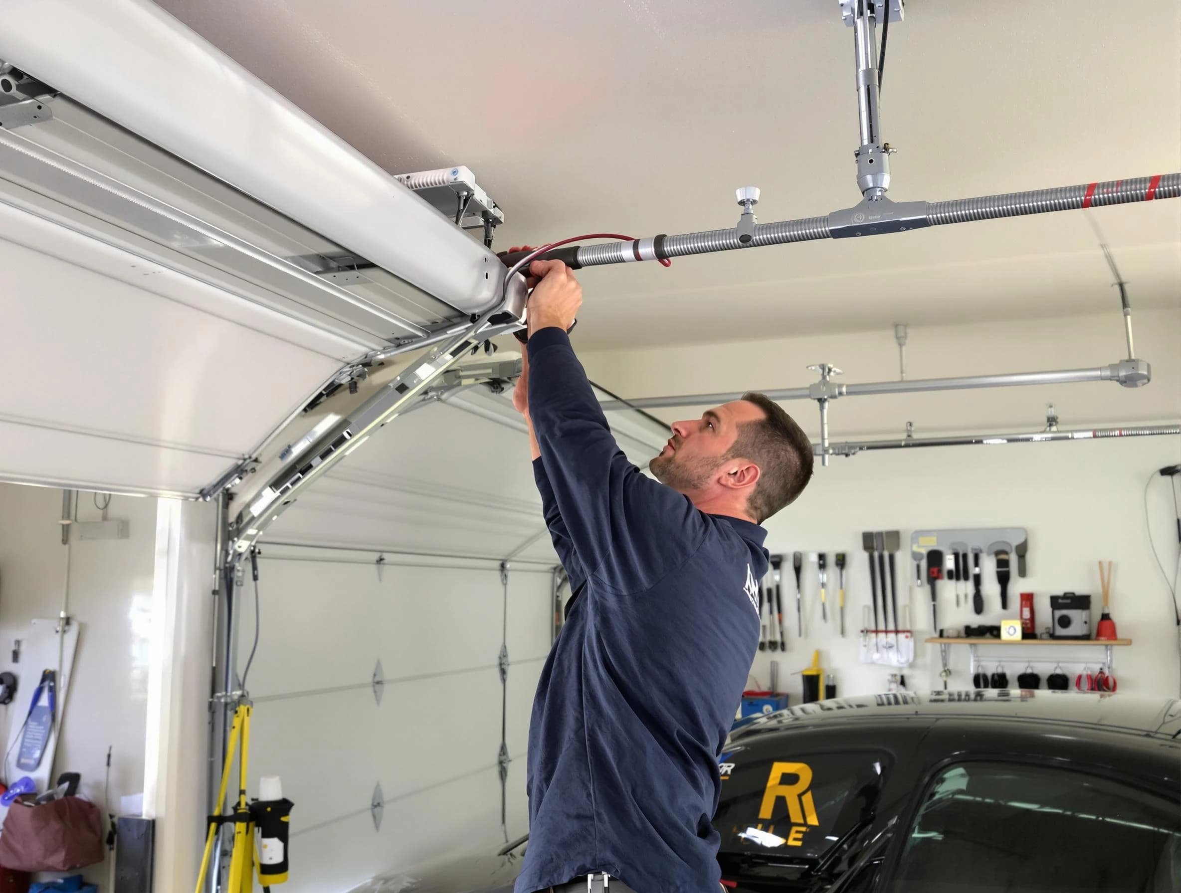 Niwot Garage Door Repair technician performing garage door cable repair in Niwot